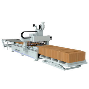Enrutador CNC Guangzhou ATC 1325, carga automática, descarga, madera contrachapada, MDF, engranaje de corte/motor/herramienta central de PLC, venta al por menor al vacío - Product Image 2