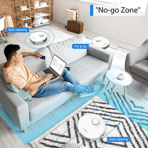 App-Control Automatic Smart Wholesale Dropship and Mop Robot for Household Vacuum Cleaner