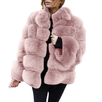 2022 модное женское пальто на заказ, роскошная зимняя меховая куртка, теплые укороченные меховые пальто из лисы