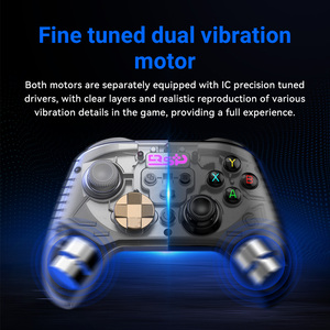 G7 çoklu Platform desteği BT kablosuz uyumlu oyun denetleyicisi IOS Gamepad PC Hall Rocker altı eksenli çift titreşim Joystick - Product Image 4