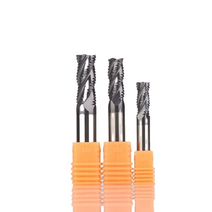 WEIXCNCルータービットタングステンカーバイドスレッドフライスカッター3フルートルーターツール金属用歯粗引きエンドミル - Product Image 4