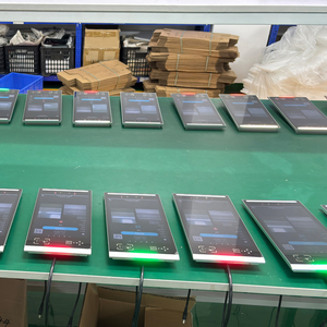 Sistem kontrol akses pintu mesin absensi wajah dinamis manufaktur pabrik sumber terpasang dinding 10 inci - Product Image 5