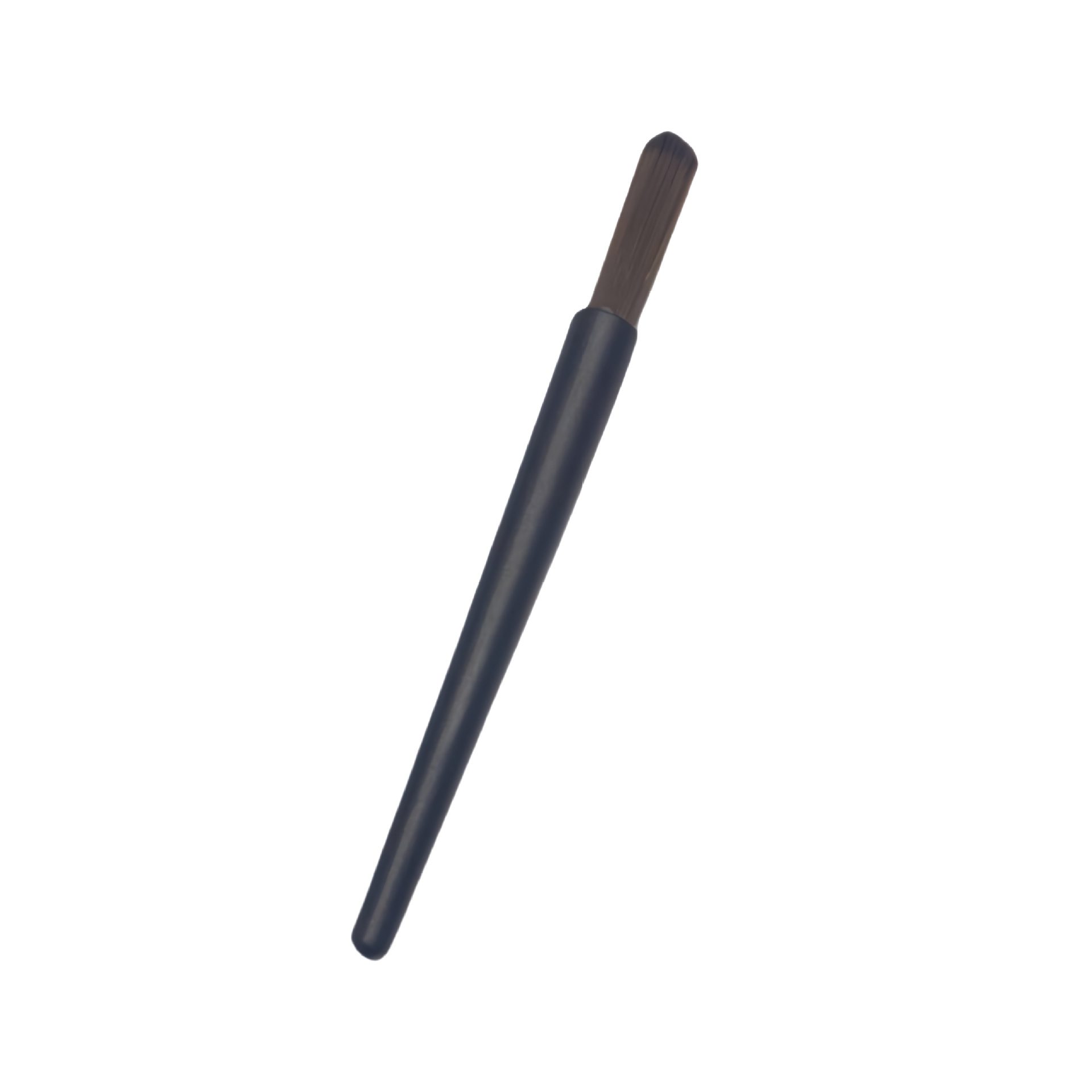 Black handle-dark brown brush