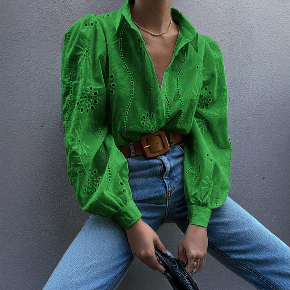 สีเขียว