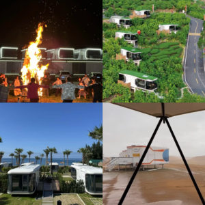 Nhà Chứa thép hiện đại Nhà nhỏ hiện đại thân thiện với môi trường bền cho các tiện nghi biệt thự giải trí dễ dàng tháo gỡ - Product Image 2