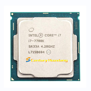 Intel Cpus Processor I7-<span class=keywords><strong>7700K</strong></span> Intel Core I7-<span class=keywords><strong>7700K</strong></span> 4.20GHz โปรเซสเซอร์4คอร์ LGA 1151 65W 14nm I7 7700สำหรับเดสก์ท็อป - Product Image 1