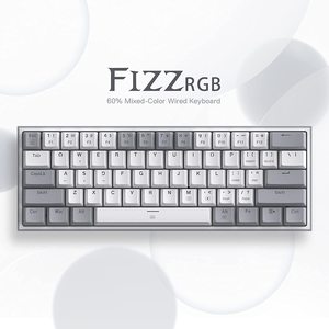 Redragon K617 RGB Có Dây Cơ Khí Chơi Game Bàn Phím 60% RGB Đèn Nền Hoán Đổi Nóng Gasket Cấu Trúc Chơi Game Bàn Phím Cho Game Thủ - Product Image 2
