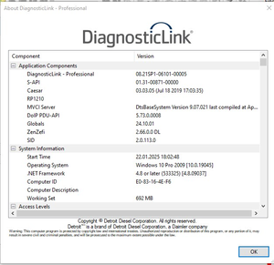 2025.03 Detroit Diesel Diagnostic Link DDDL 8.21 SP1 <strong>Level</strong> (10-10-10) + Troubleshooting - Product Image 1