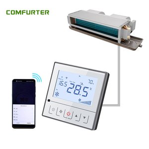 Комфуртер 2 и 4 трубчатый вентилятор, блок управления катушкой, AC220V Modbus RS485, скоростной вентилятор, комнатный термостат - Product Image 3
