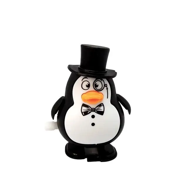 Nouveau Noël Père Noël Pingouin Bonhomme De Neige Festival Petits Jouets Noël Personnalisé Wind Up Jouet