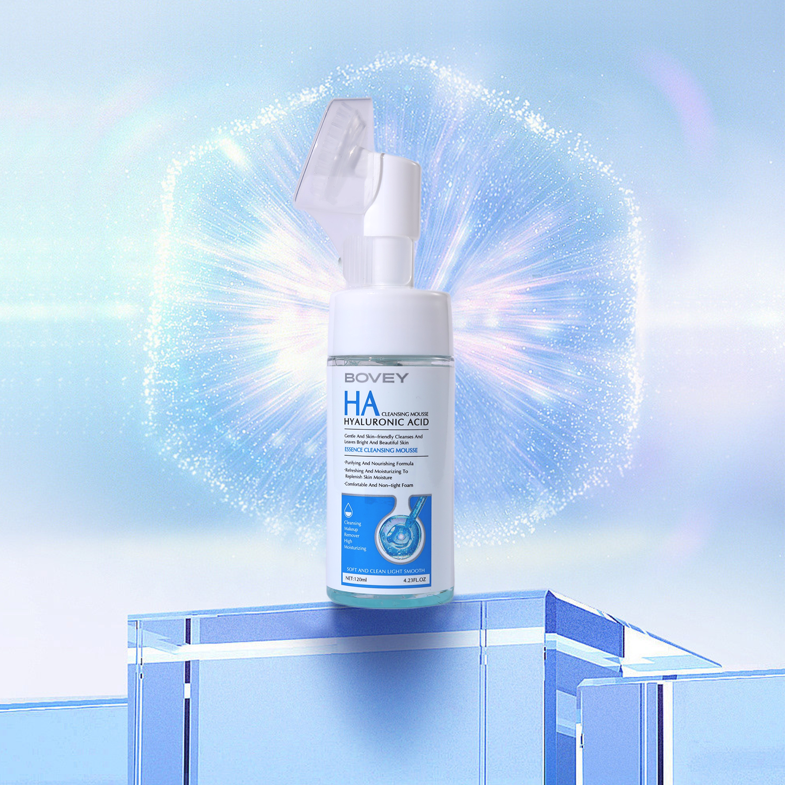120ml Hyaluronic Acid Essence Cleansing Mousse