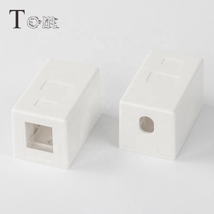 TOM-SB-06-1P 1 port UTP telekomünikasyon ağ için yüzey kutusu keystone jack, keystone jack yüzey kutusu - Product Image 1