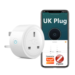 White Zigbee UK Plug