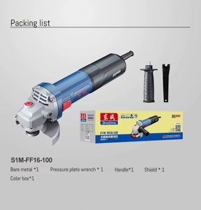 东城1250W电动角磨机100毫米盘工业用带过载断电保护 - Product Image 3