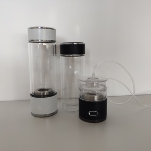 YenvQee 400毫升OEM便携式可充电富氢离子发生器SPE PEM水玻璃可吸收纯富氢发生器瓶 - Product Image 6
