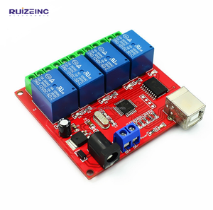 Interruptor de Control de relé USB de 4 canales, 24V, programable, para ordenador - Product Image 4
