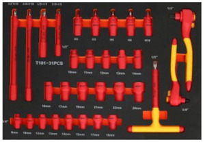 汽车维修机械工具组68件绝缘电动工具组盒手钳组盒 - Product Image 3
