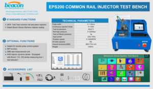Telaio auto riparazione macchina elettronica EPS200 CRDI Common Rail Diesel iniettore di carburante codifica banco prova banco attrezzature banca - Product Image 6