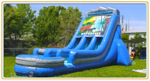 สวนน้ำแบบสไลเดอร์เป่าลมสำหรับเด็กบ้านเด้งปราสาทสำหรับเด็กออกแบบได้ตามต้องการ - Product Image 3