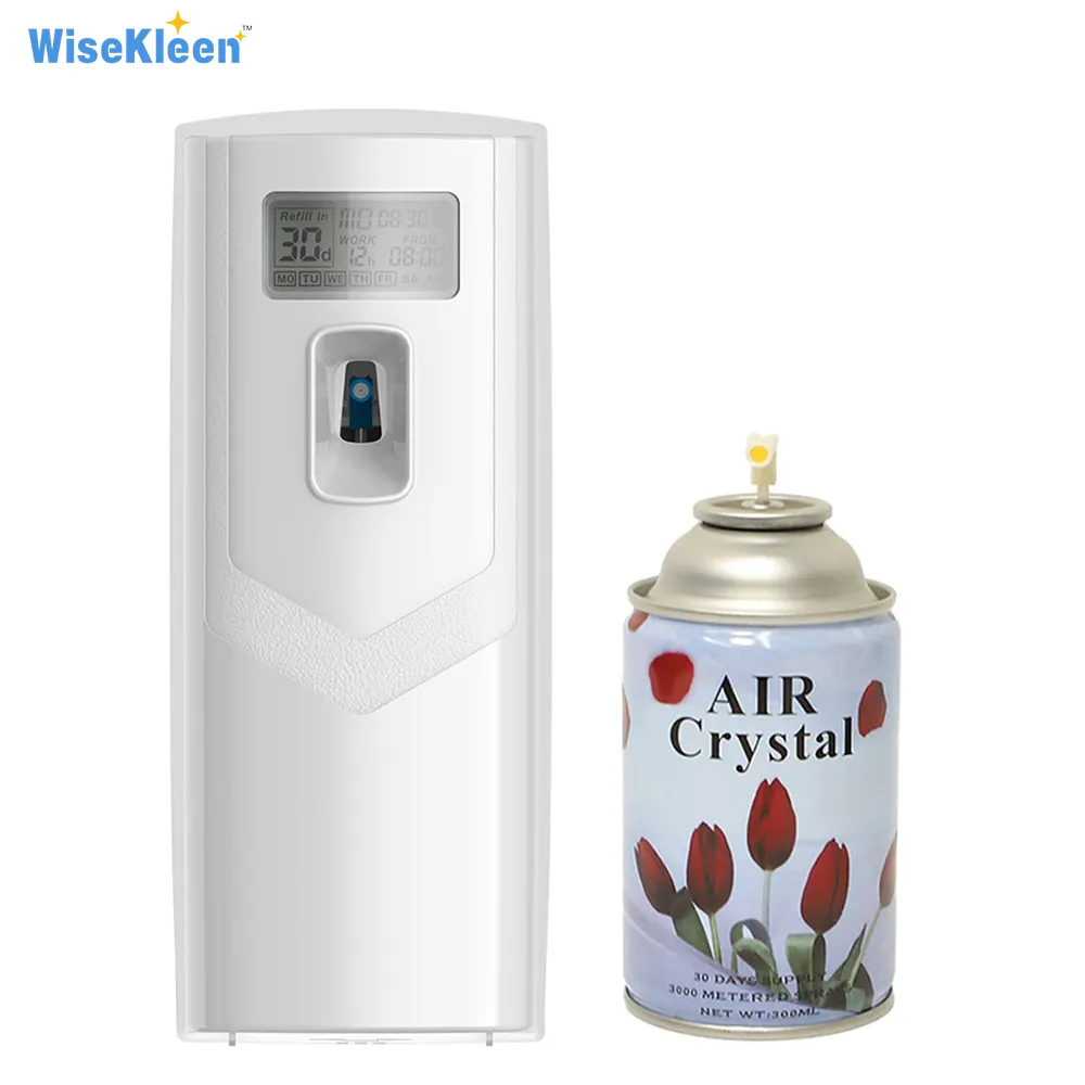 2023 nuovi arrivi Dispenser di profumo per Aerosol elettrico Dispenser di deodorante per ambienti Lcd a batteria Spray automatico