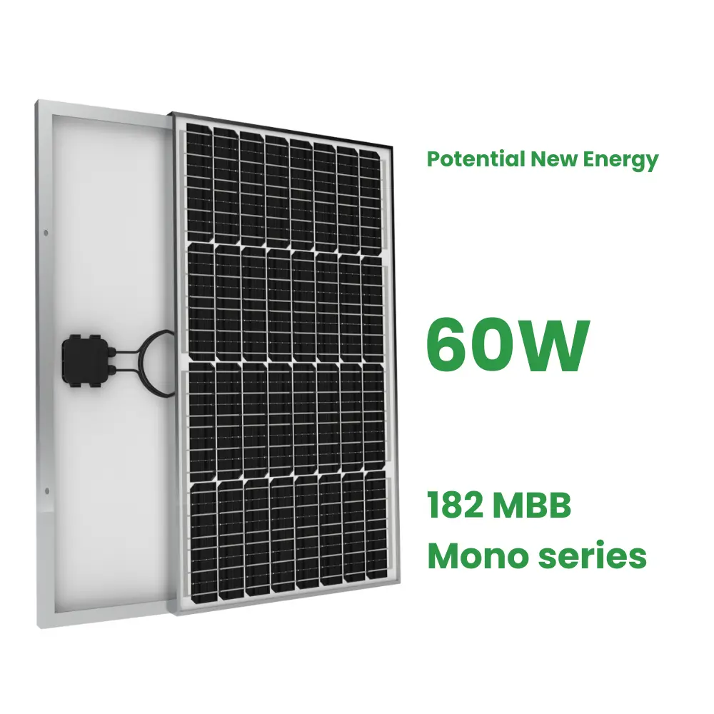 잠재적 인 새로운 에너지 fanantes de 패널 solares en 중국 도매 10 kw 하이브리드 태양계 패널 태양 광