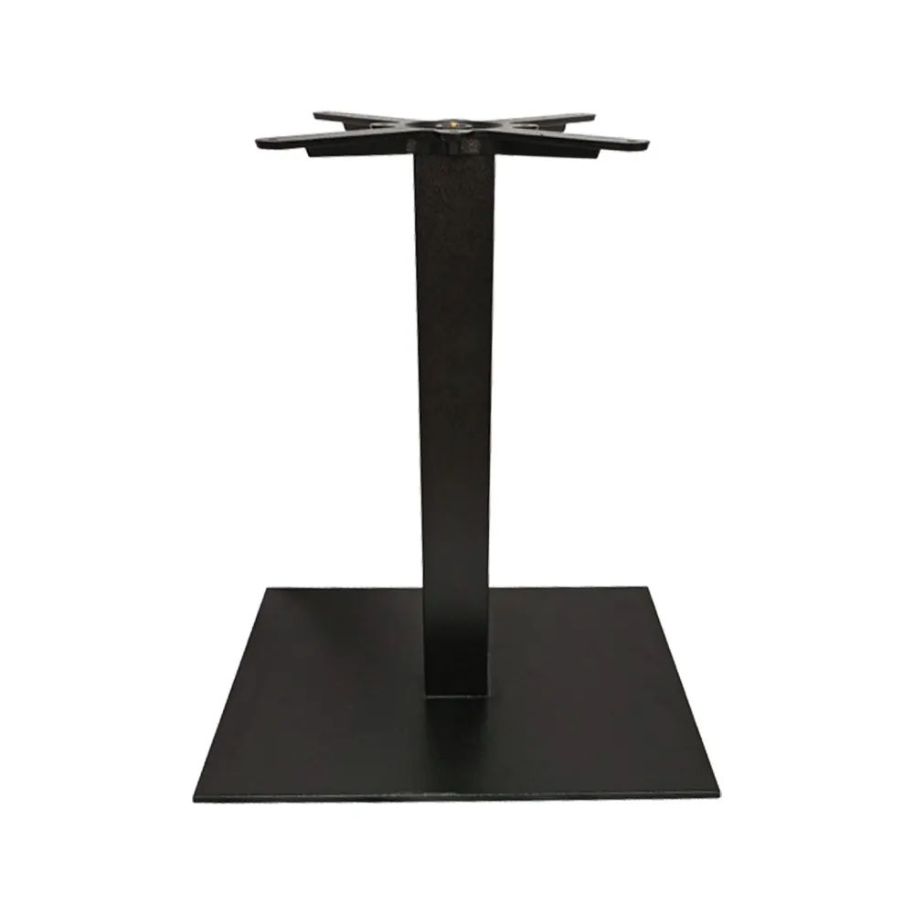 Ferro fundido retângulo plana mesa base de mesa de mármore