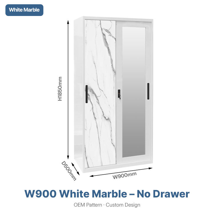 Marmo bianco W900 - Senza cassetto