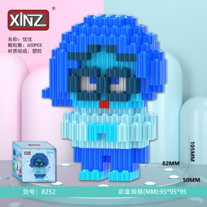 Xinz โมเดลของเล่นข้ามพรมแดนเพื่อการศึกษาของเล่นขนาดบล็อกตัวต่อขนาดเล็กชุดสติชที่เข้ากันได้ทำจากพลาสติก - Product Image 5