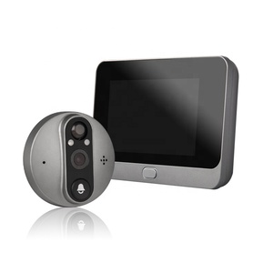 Cámara de vigilancia inteligente para el hogar de alta calidad, teléfono móvil, intercomunicador bidireccional de baja potencia, timbre WiFi inalámbrico de ojo de gato para uso doméstico - Product Image 1