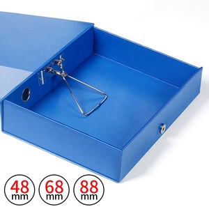 クリップデータボックス付き事務用品卸売ファイルボックスa4磁気ボタンファイルボックス - Product Image 4