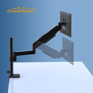CHARMOUNT ขาตั้งจอภาพตั้งโต๊ะปรับความสูงได้ ขาตั้งจอภาพแบบปรับได้ ขาตั้ง VESA สําหรับจอภาพ - Product Image 6