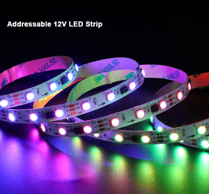 マジックLEDストリップDC12V WS2811 5050 RGBIC LEDストリップ18LED/M 30LED/m 60LED/mアドレス指定可能なLEDストリップライト - Product Image 6