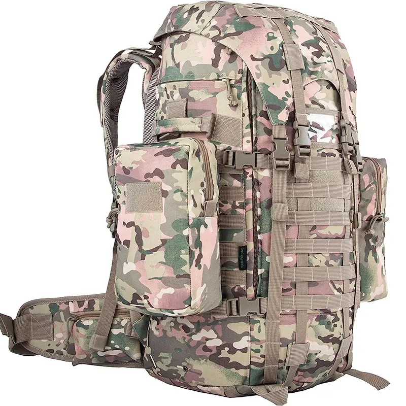 थोक 60L camo सामरिक बैग एमआई-litary निविड़ अंधकार