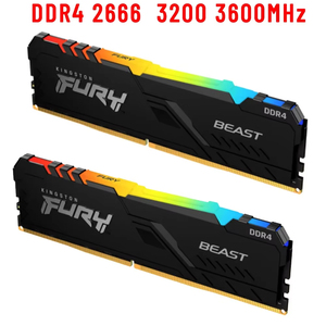 HyperX Beast RGB 8GB DDR4 memoria da gioco Desktop 3200MHz 2666MHz RAM DIMM XMP 16 PC4-21300 PC4-25600 1.2V con funzione ECC - Product Image 2