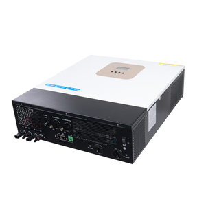 Inversor solar de 48 V, inversor solar de 10,2 kW, funciona sin batería, onda sinusoidal pura, salida de CA dual, entrada fotovoltaica dual