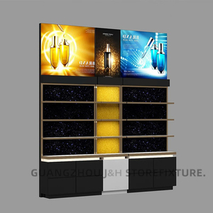 kundenspezifischer Schaustell Kosmatik-Kiosk modernes Holz pu-malerei Kosmetik-Vorlage Theke Kosmetikprodukte Pop-Vorlage Regale - Product Image 2