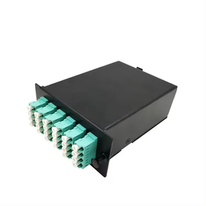 1U Montaje en rack MTP/MPO Cassette Patch Panel ODF de 19 pulgadas con 3 módulos 5G/4G Fibra POE Compatible con 12 x LC Duplex - Product Image 5