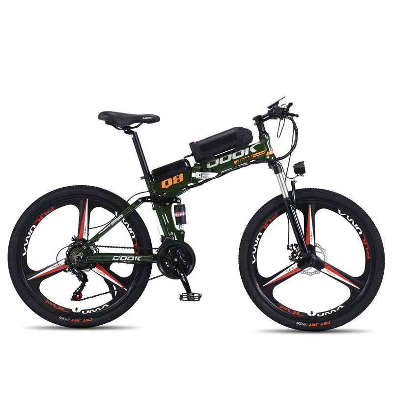 26 pollici bicicletta elettrica pieghevole MTB ciclo in acciaio al carbonio discesa batteria al litio 500W e bici OEM mountain bike