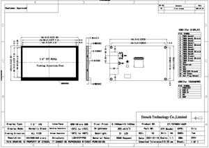 <strong>Raspberry</strong> <strong>Pi</strong> 4 touch screen Display 7.0 inch 1024x600 Capacitive Touch Screen LCD display module