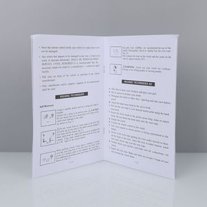 高品质定制设计宣传册印刷胶印骑行指甲宣传册，带折叠传单装订 - Product Image 6
