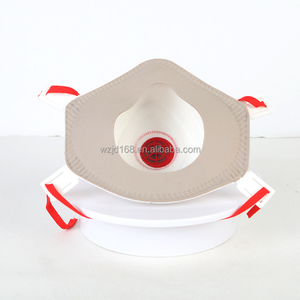 Masker Wajah FFP3 sekali pakai, pelindung bentuk cangkir Anti debu industri FFP3 NR D dengan katup pernapasan - Product Image 6