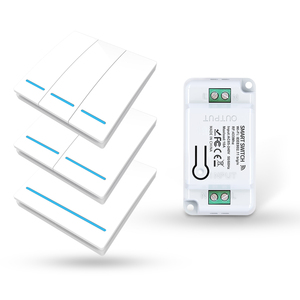 SIXWGH Cozylifei Smart Wi-Fi-Schalter Alexa/Google Home-Kompatibilität 10A Relais 433MHz Remote-Timer-Funktion Voice Wall-Schalter - Product Image 1