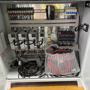 Su misura PLC linea di produzione pallettizer colonna automatico Robot sistema di impilamento per borsa tessile plastica industria del legno - Product Image 5