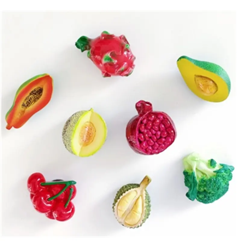 Kühlschrank Magneten 16 mamas Küche für kidsDecorative Starke Gemüse Obst Salat Seafoods Frühstück Fleisch Magneten für Geschirr
