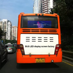 Estación de autobuses Broadcaster Ventana trasera programable Pantalla Led Hd Entrenador Autobús escolar Pantalla Led Venta directa de fábrica Oem - Product Image 1