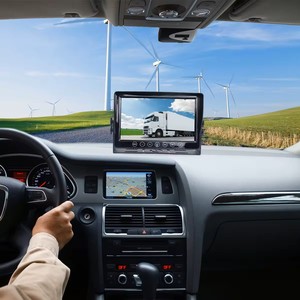 Venta caliente 9 pulgadas Pantalla Completa LCD Monitor de coche AHD 1080P PAL/NTSC sistema cámara de marcha atrás Sensor de aparcamiento vídeo en color - Product Image 4