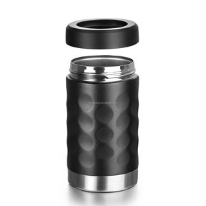 Xách tay thép không gỉ lùn mập bia mát mở chai cách nhiệt 4 1 Có thể mát phù hợp với 375ml chai lon - Product Image 2