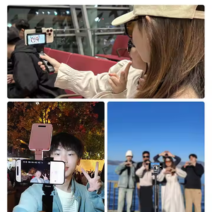 クランプマウントキット付きワイヤレス自撮りモニター画面電話ホルダークリップ互換電話Vlog i電話付き自撮りモニター画面 - Product Image 6