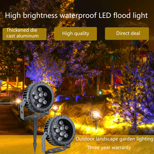 屋外<span class=keywords><strong>LED</strong></span>フラッドライト<span class=keywords><strong>36W</strong></span>スパイクスタンド付き地面に挿入防水IP67 110V 220V <span class=keywords><strong>12V</strong></span>ガーデンパーク景観用