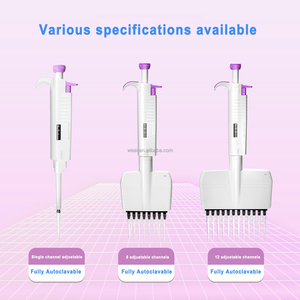 Weiai đa kênh Micropipette 8/12 kênh pipeta MicroPette cộng với đầy đủ autoclavable điều chỉnh khối lượng cơ khí phòng thí nghiệm Pipette - Product Image 2